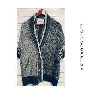 Anthropologie Angel of the North thick nordic cardigan Sweater M/L
